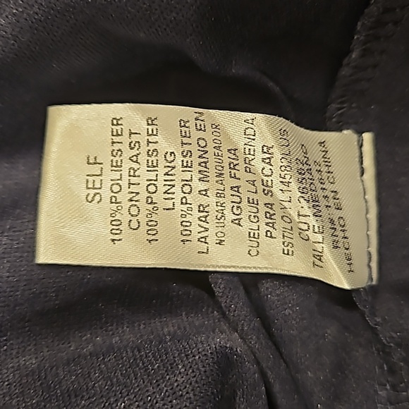 💕LULUS💕 Captivated By You Navy Blue Print Dress ~ Medium - Picture 14 of 14